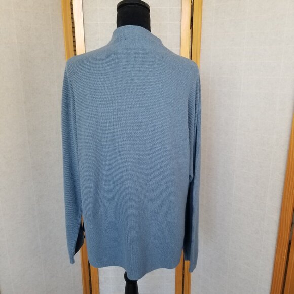 Lululemon Sweater Cotton Blend Boxy Blue Size Large - Picture 5 of 8